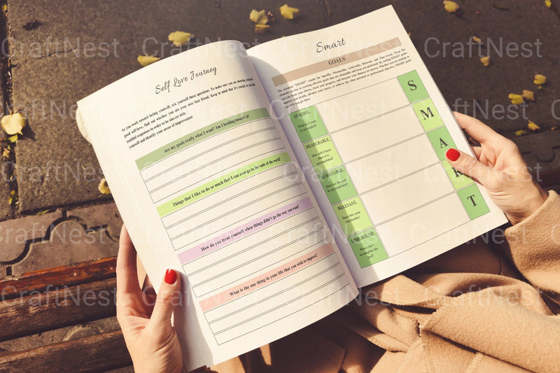 Self Discovery Workbook for Personal Growth - CraftNest - Digital Crafting and Art