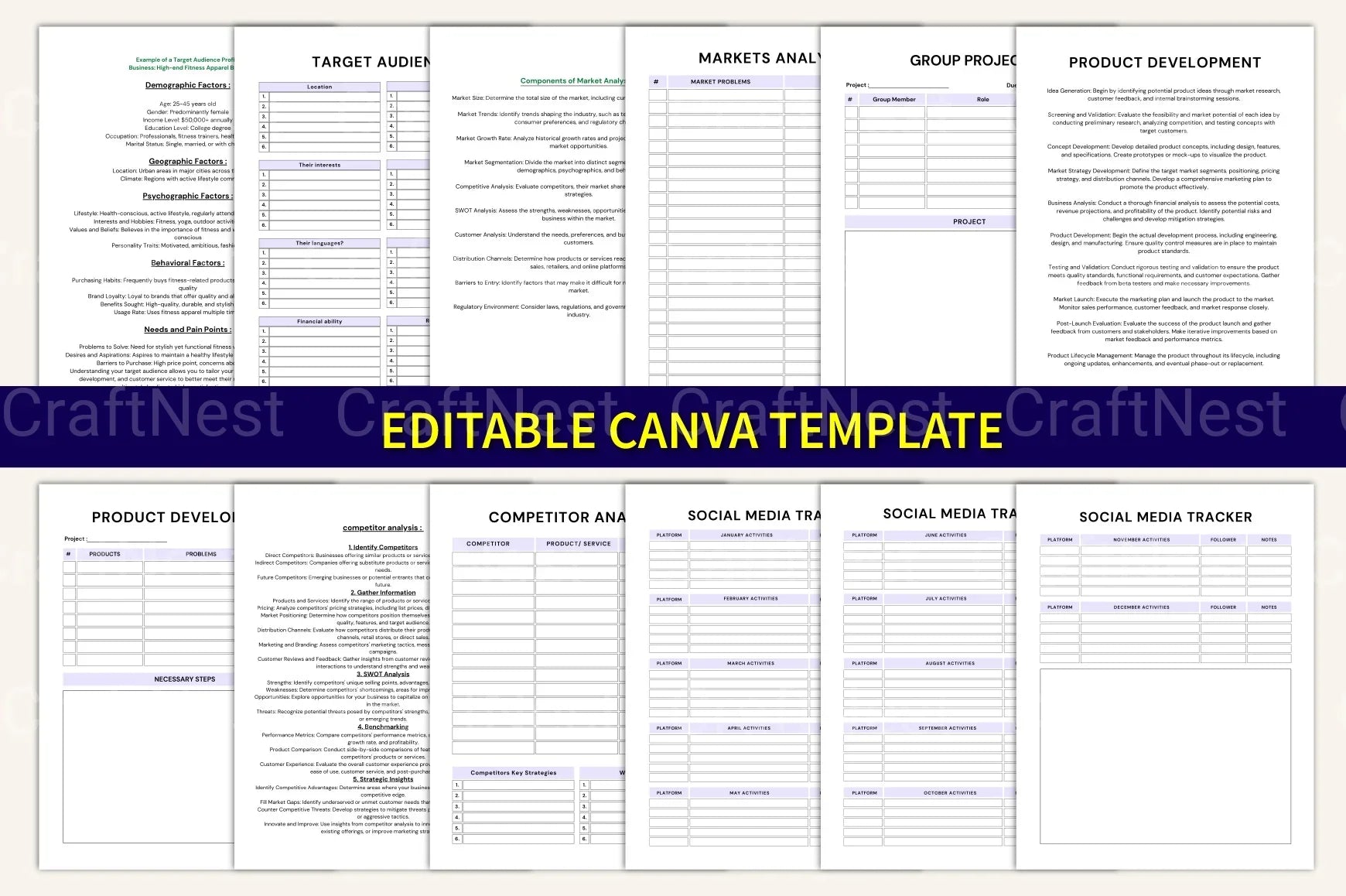 Entrepreneur Busters Success Workbook - CraftNest - Digital Crafting and Art