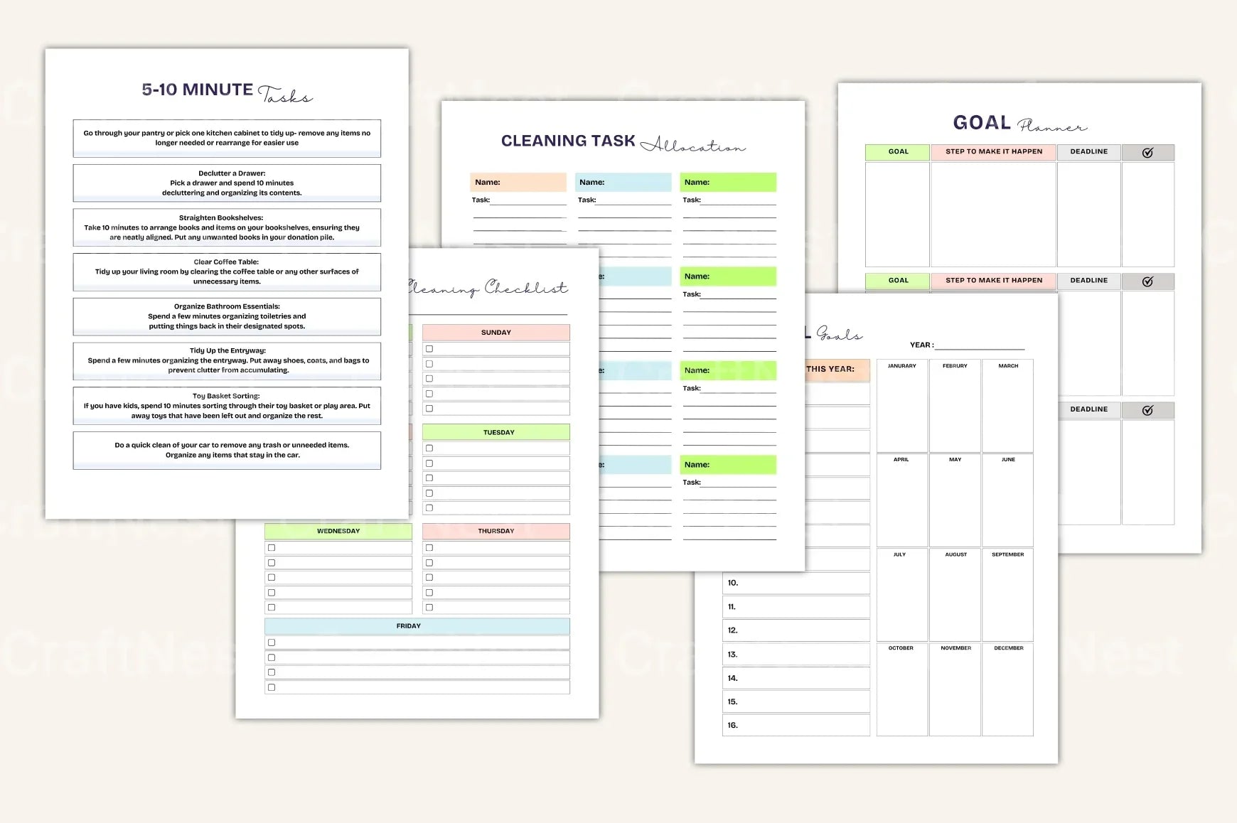 Organization Decluttering Guide - CraftNest - Digital Crafting and Art