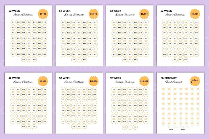 Money Saving Challenge: Boost Your Savings - CraftNest - Digital Crafting and Art
