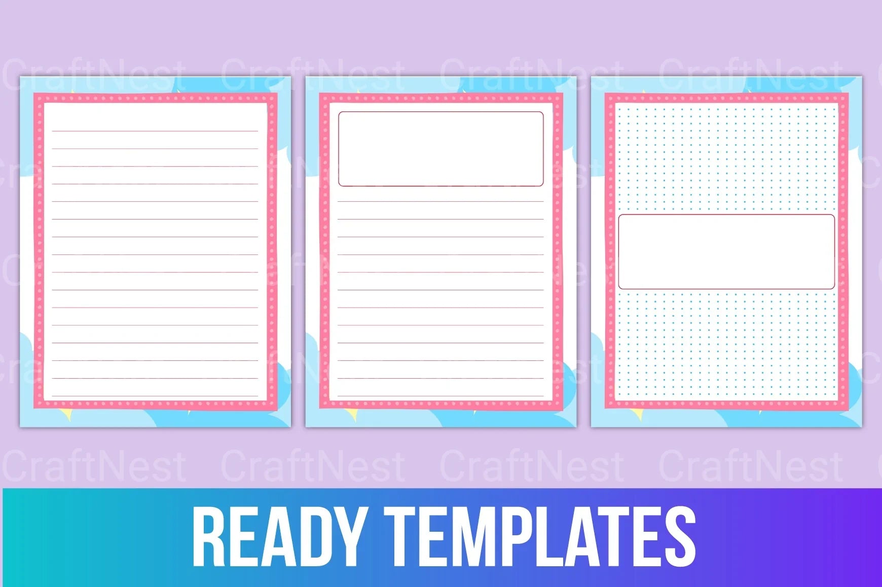 Colorful Kids' Notebook - CraftNest - Digital Crafting and Art