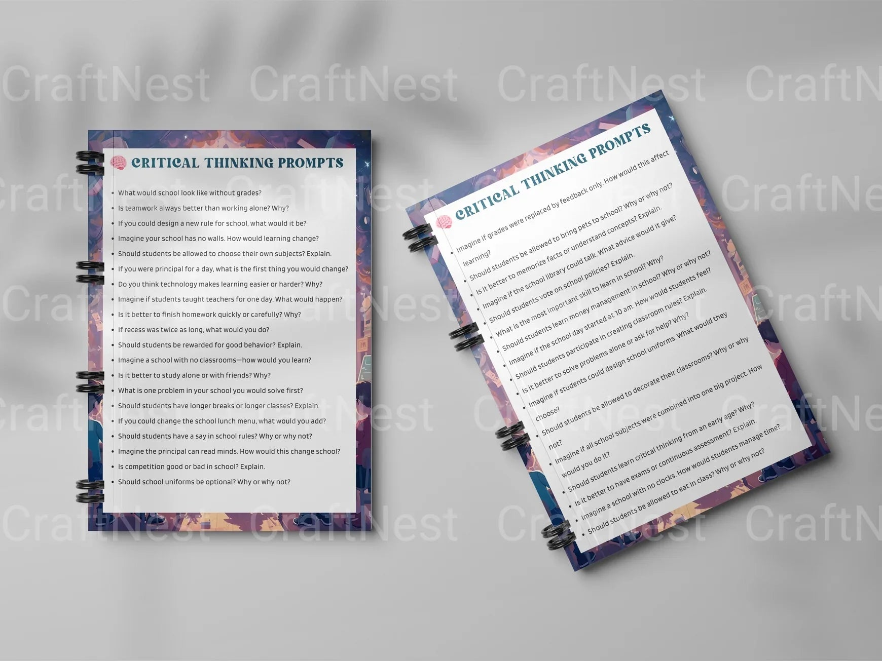 Creative Classroom Prompts Book - CraftNest - Digital Crafting and Art