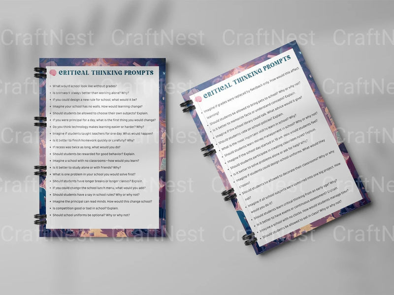 Creative Classroom Prompts Book - CraftNest - Digital Crafting and Art