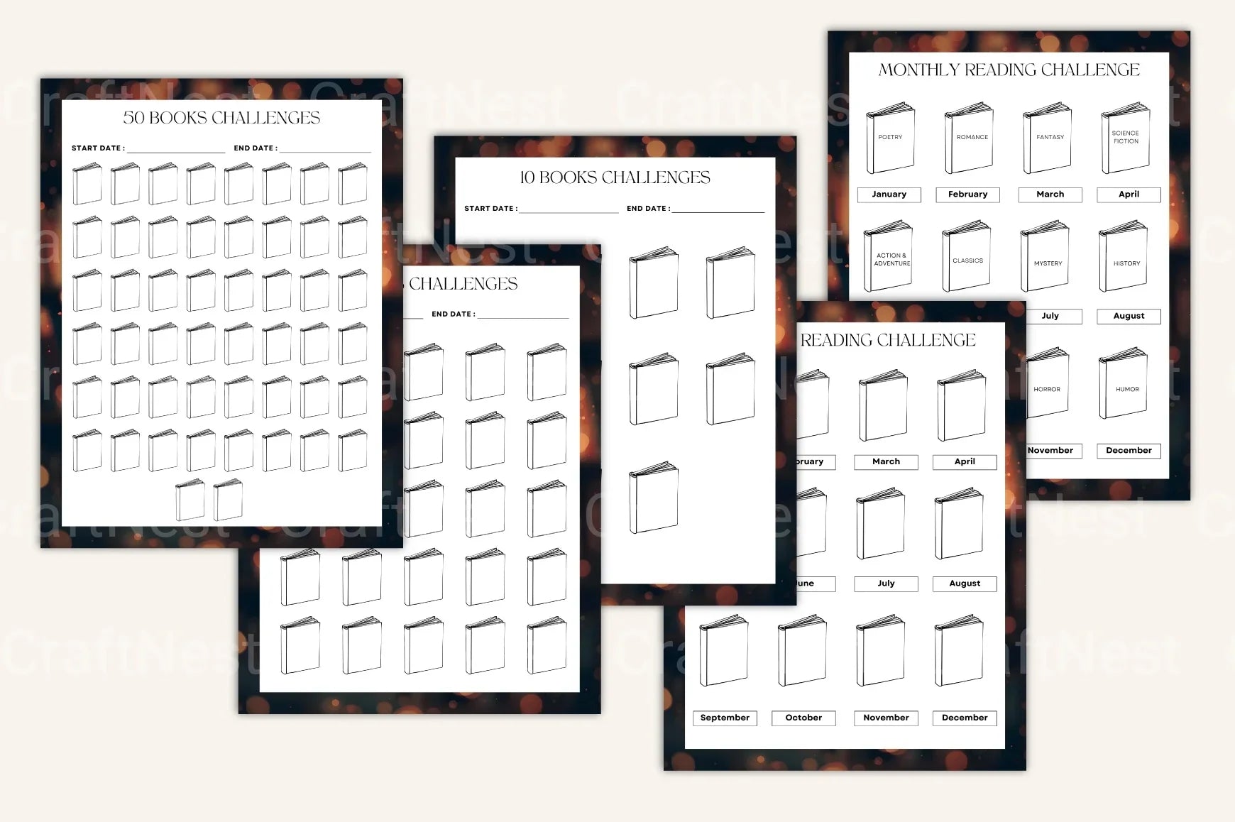 Reading From 100: A Journey Through Literature - CraftNest - Digital Crafting and Art