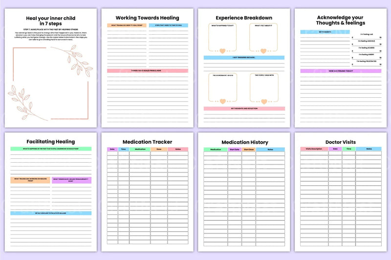 PTSD Trauma Recovery Workbook - CraftNest - Digital Crafting and Art