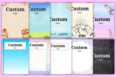 Custom Planner Cover Design - CraftNest - Digital Crafting and Art