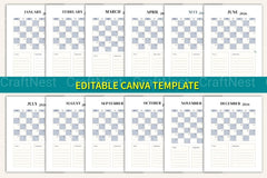 Efficient Daily Planner for Optimal Organization - CraftNest - Digital Crafting and Art