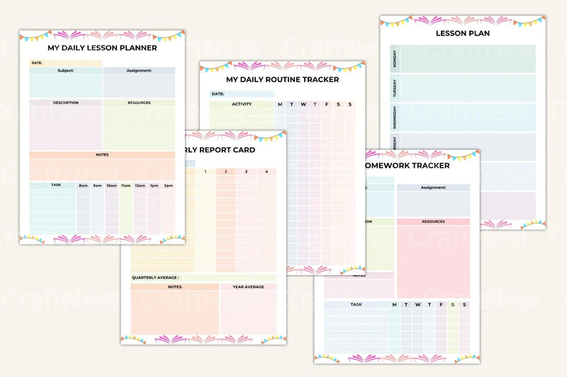 Educator Planner for Effective Teaching - CraftNest - Digital Crafting and Art