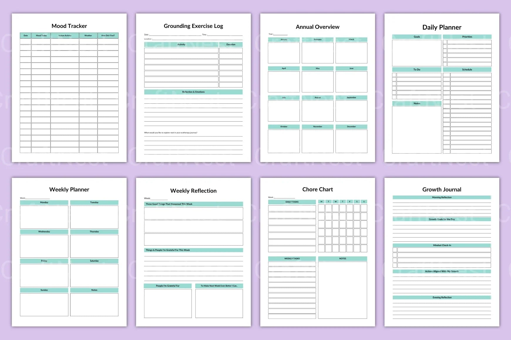 Healing Journey Planner - CraftNest - Digital Crafting and Art