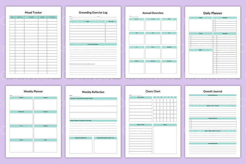 Healing Journey Planner - CraftNest - Digital Crafting and Art