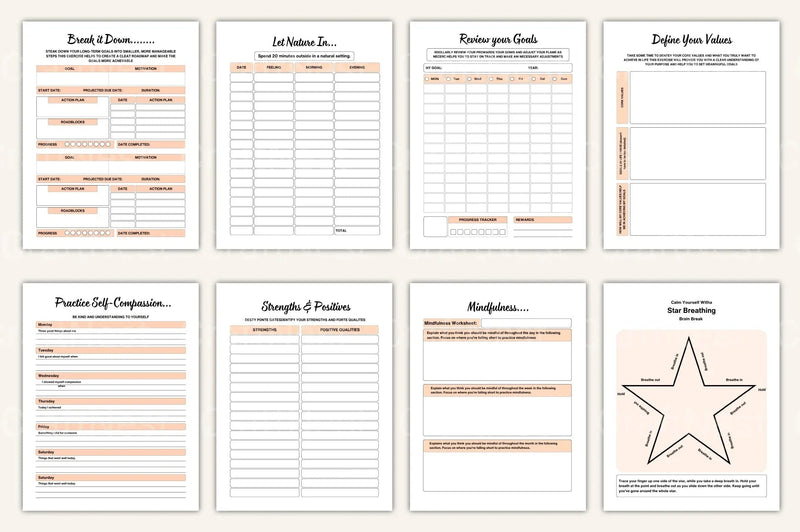 Burnout Recovery Workbook Guide - CraftNest - Digital Crafting and Art