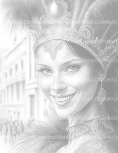 Victorian Woman Coloring Book - CraftNest - Digital Crafting and Art