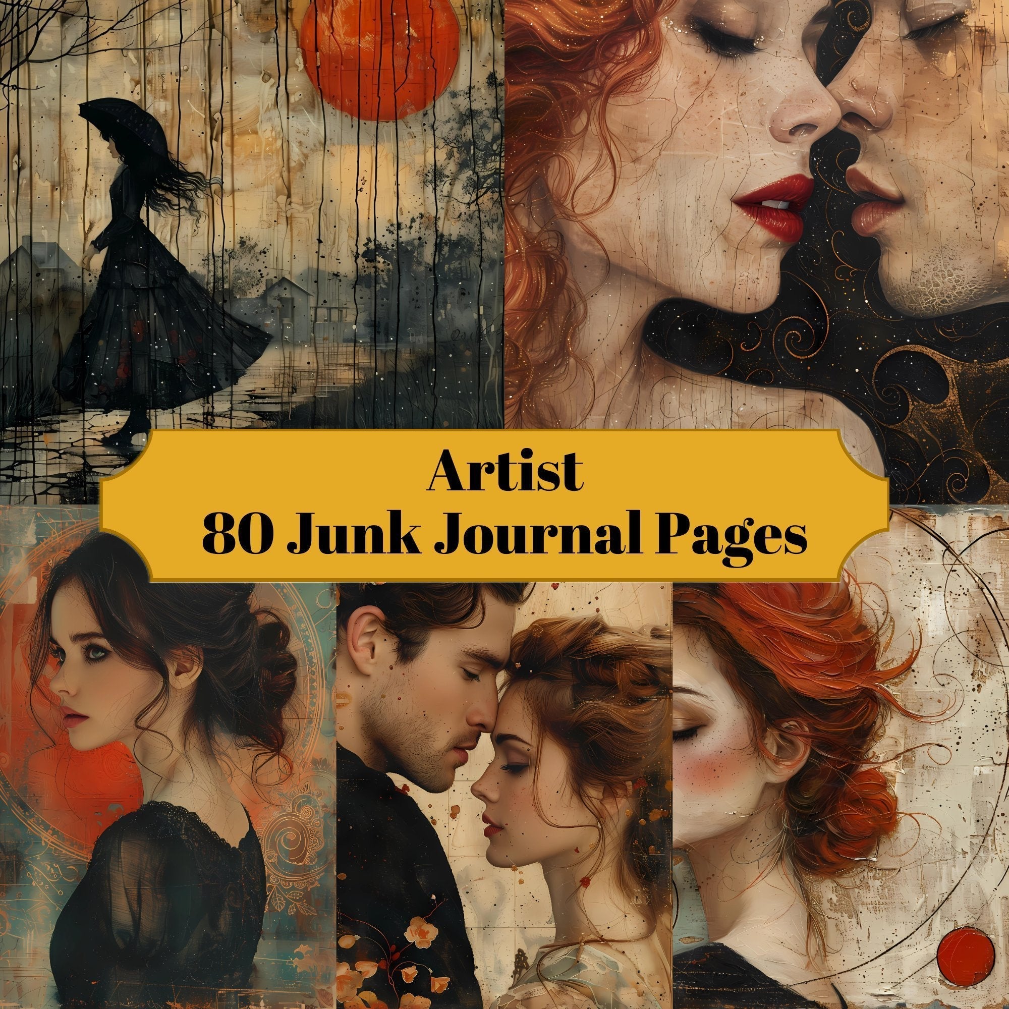 Artist Junk Journal Pages