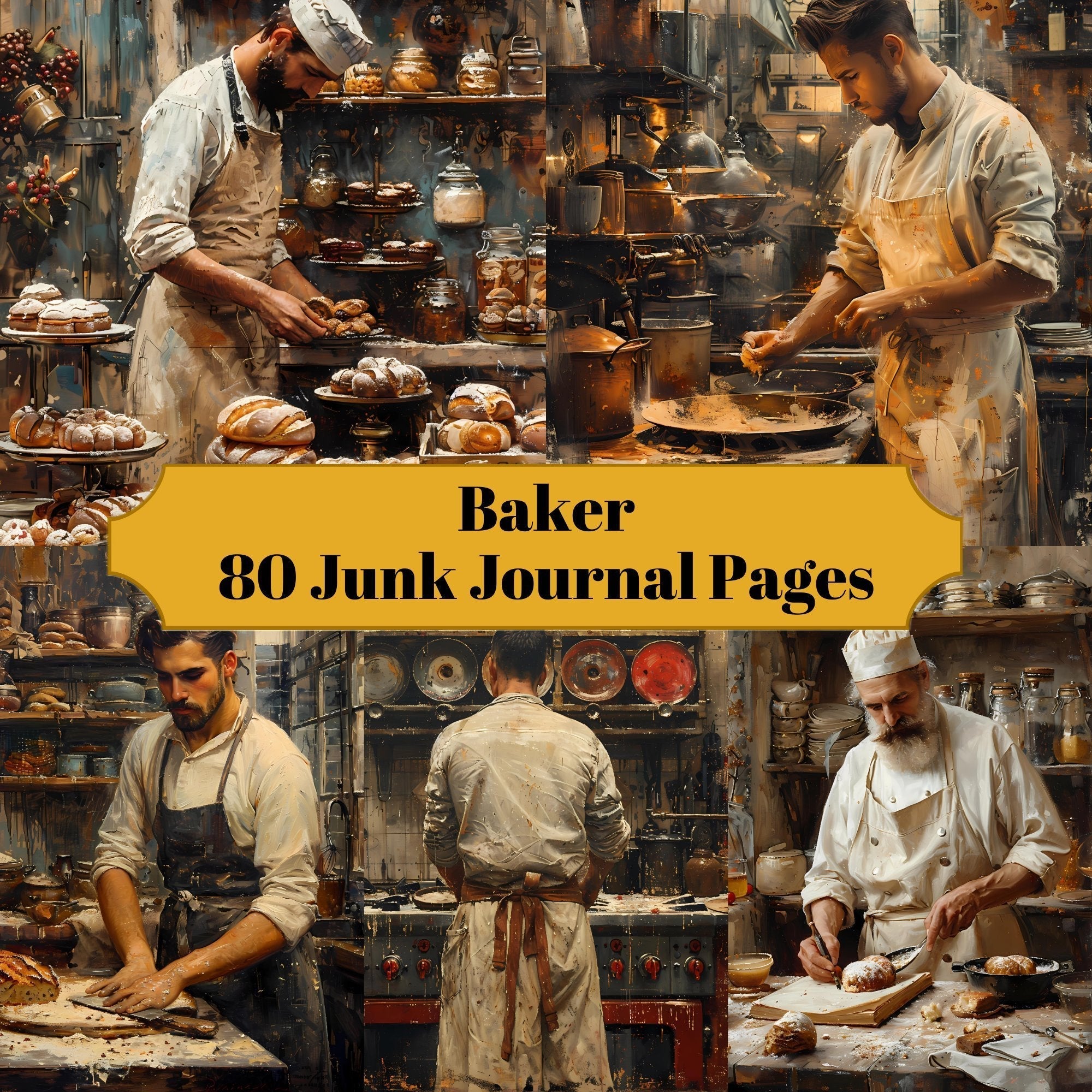 Baker Junk Journal Pages