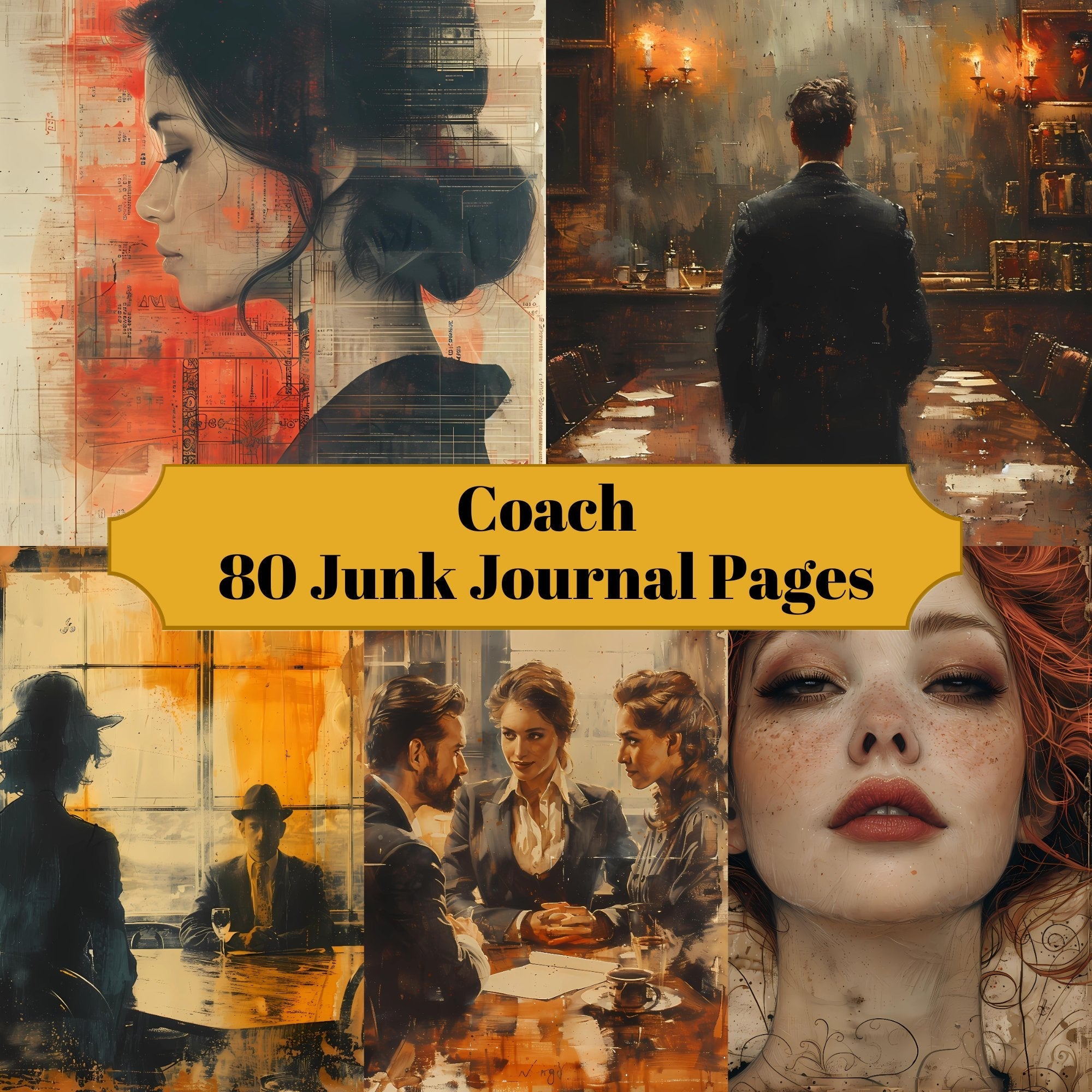 Coach Junk Journal Pages