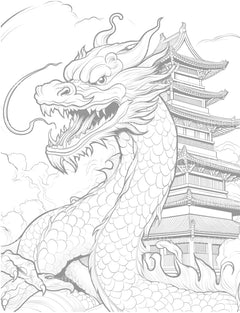 Dragon Coloring Book - CraftNest - Digital Crafting and Art