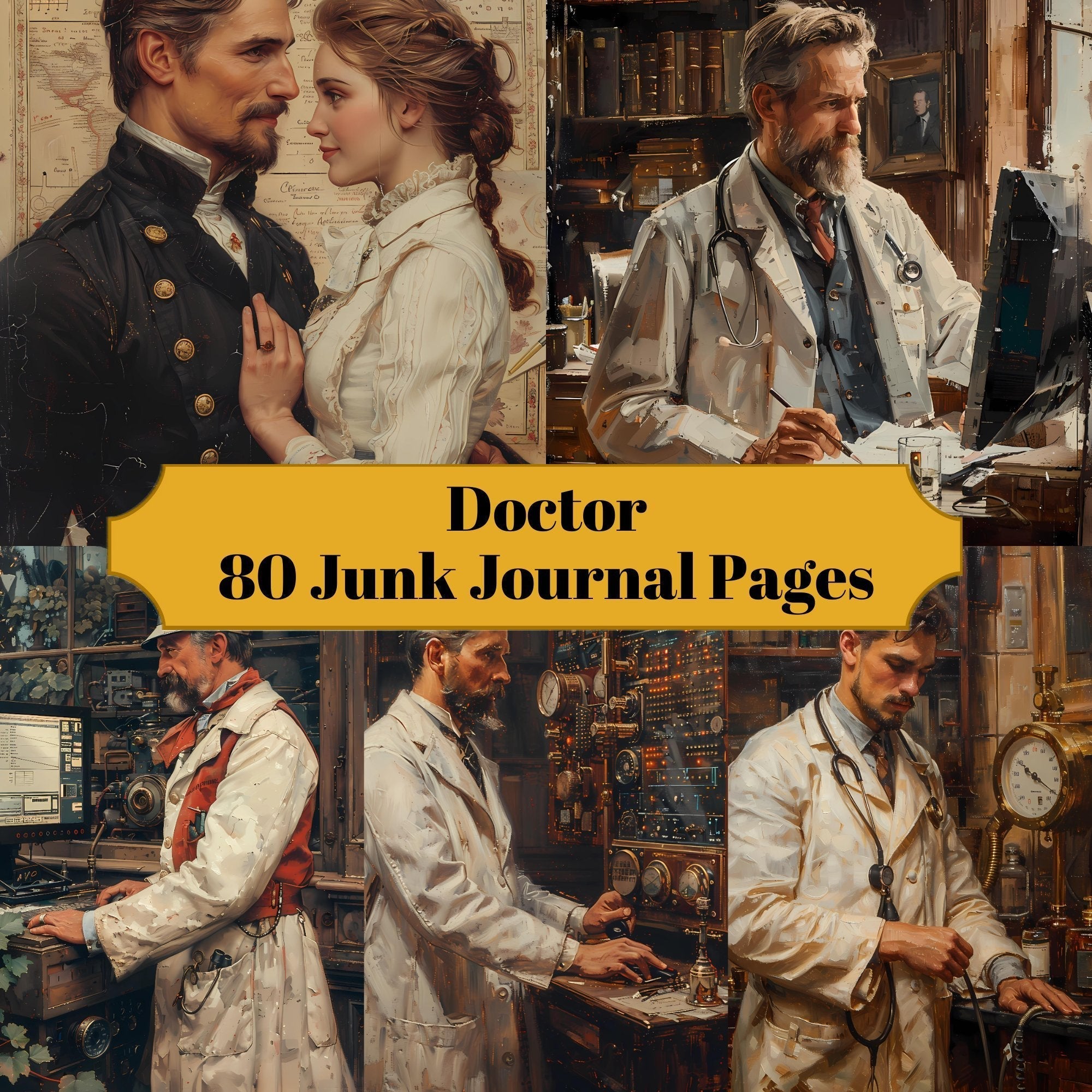 Doctor Junk Journal Pages