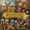 Baby Animals Summer Junk Journal Pages