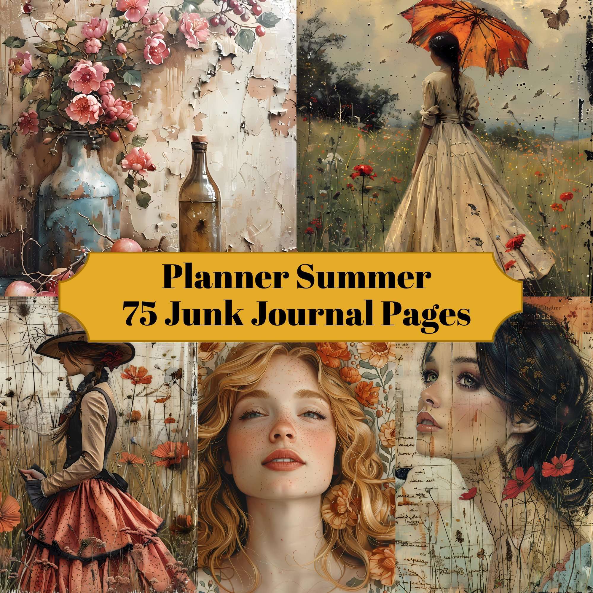 Planner Summer Junk Journal Pages