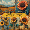 Sunflower Summer Junk Journal Pages