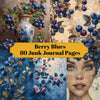 Berry Blues Junk Journal Pages