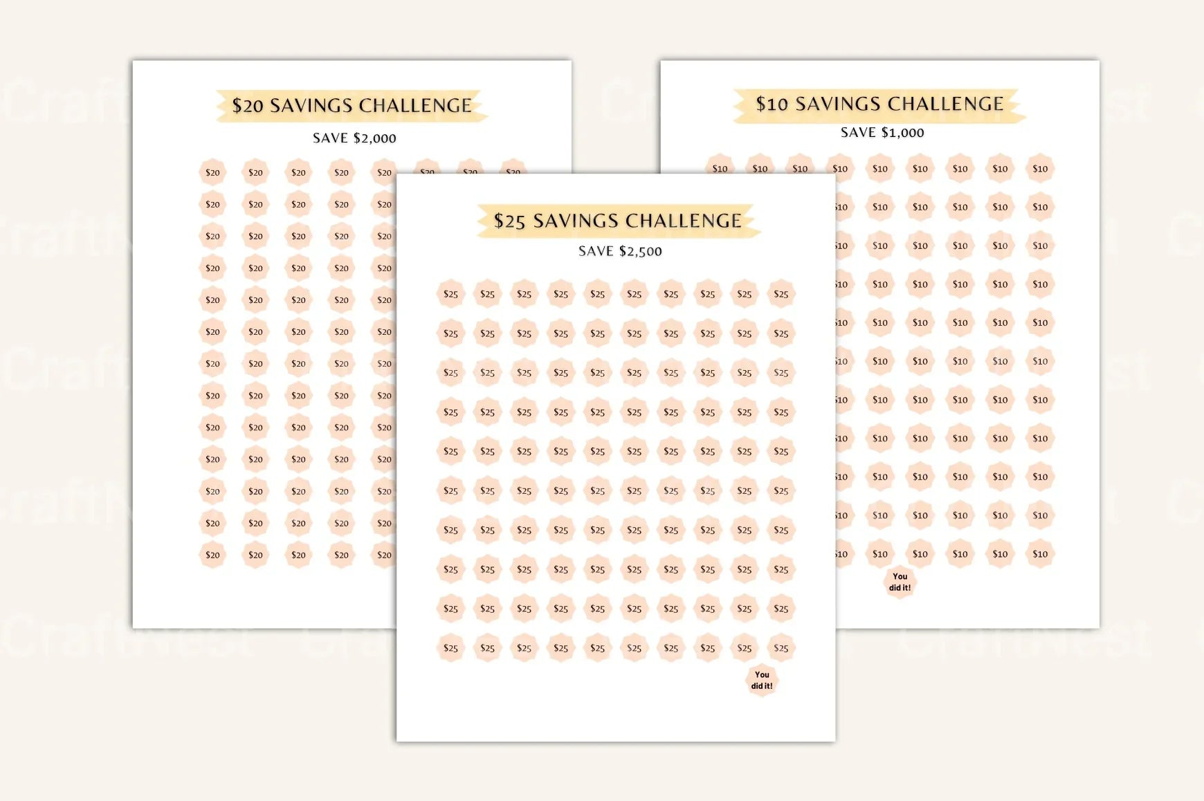 Budget Planner Template - CraftNest - Digital Crafting and Art