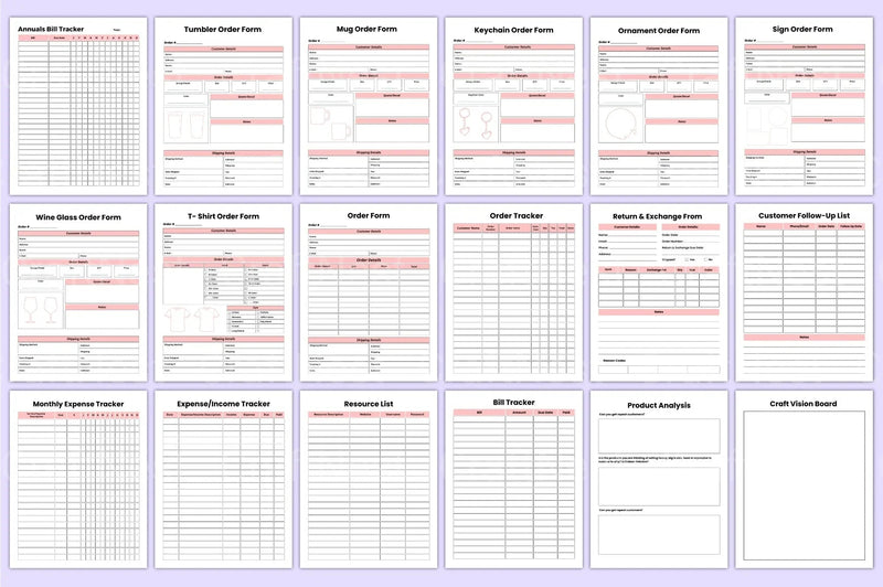 Craft Business Planner Guide - CraftNest - Digital Crafting and Art