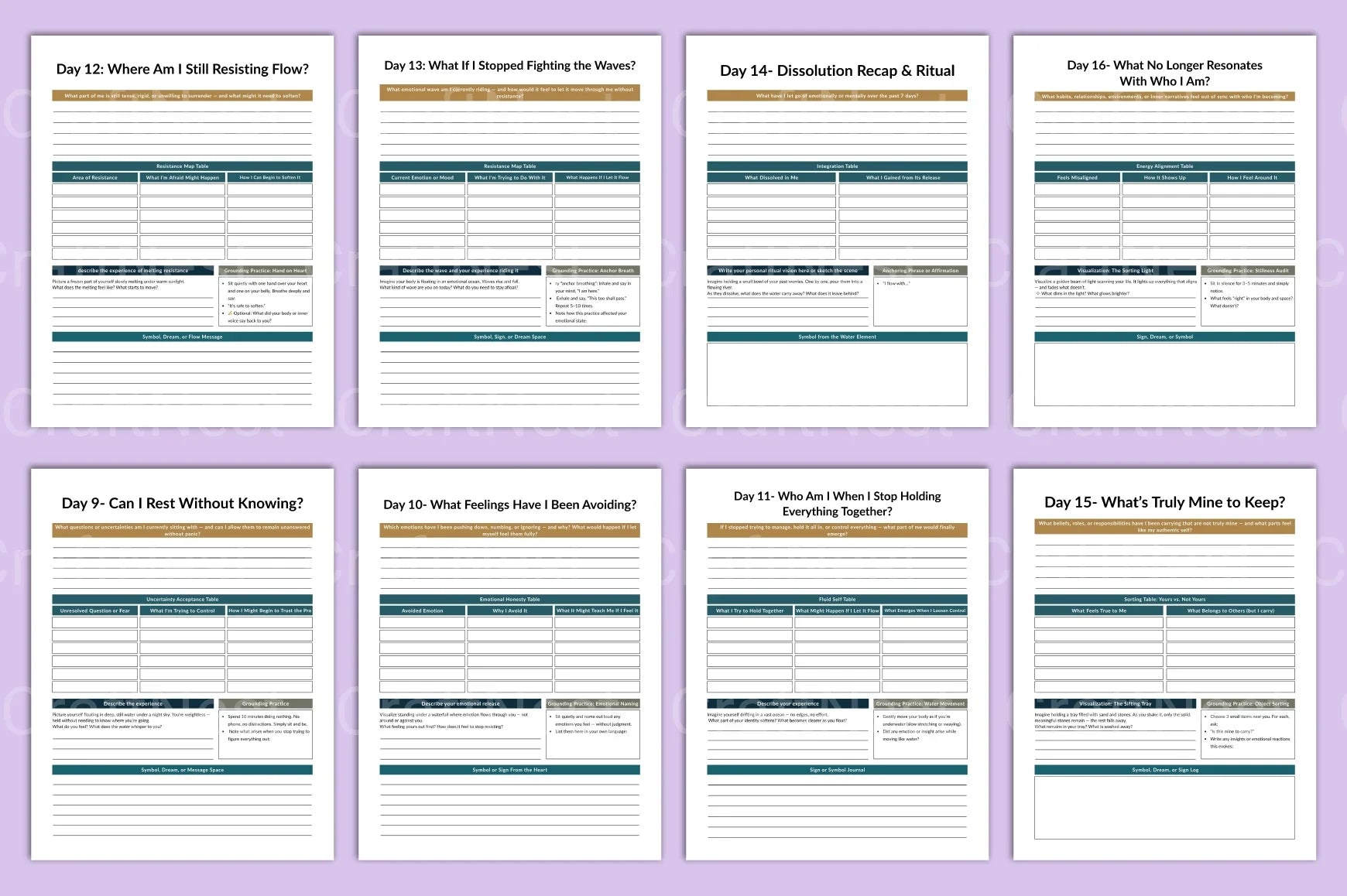 The 100 Day Alchemy Planner - CraftNest - Digital Crafting and Art