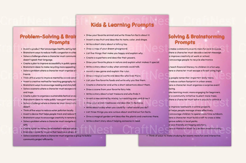 The Ultimate Creative Prompts Library - CraftNest - Digital Crafting and Art
