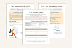 Effective ADHD Time Management Worksheets - CraftNest - Digital Crafting and Art