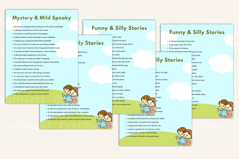 Kids Story Writing Prompts for Creative Inspiration - CraftNest - Digital Crafting and Art