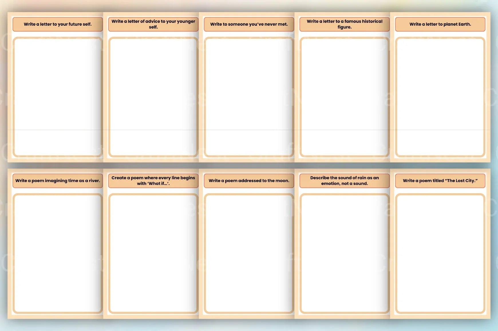 Creative Writing Prompts Book - CraftNest - Digital Crafting and Art