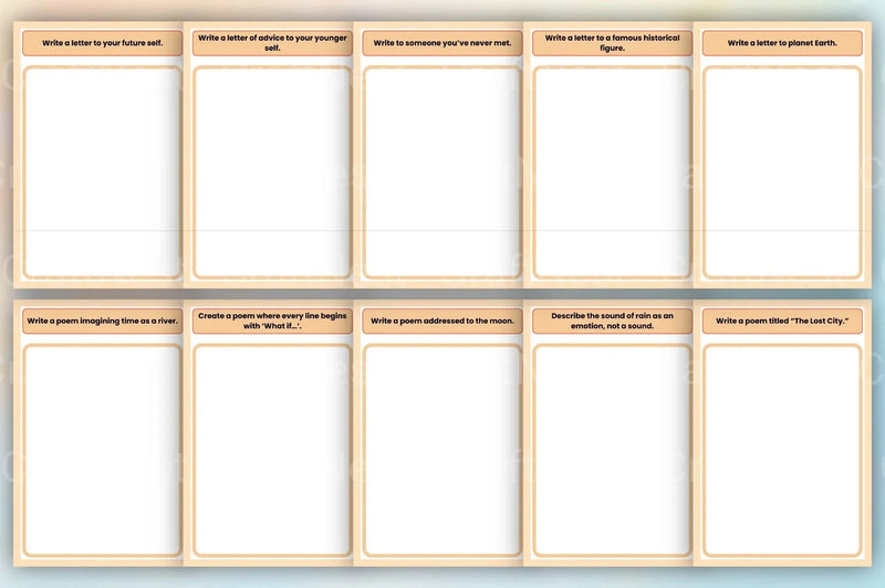 Creative Writing Prompts Book - CraftNest - Digital Crafting and Art
