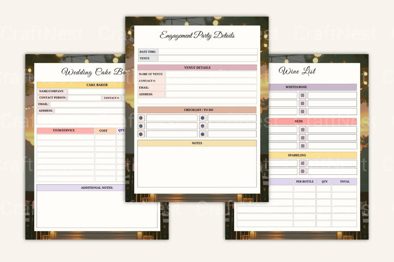 Ultimate Wedding Planning Guide - CraftNest - Digital Crafting and Art