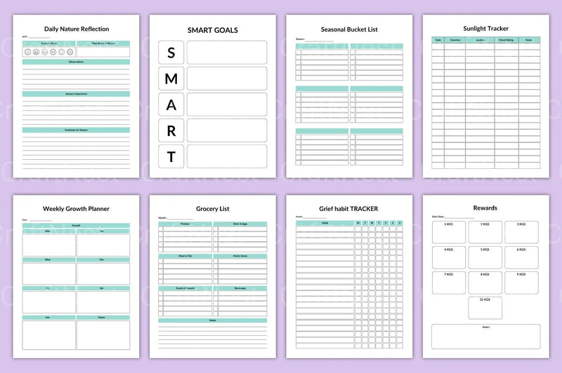 Healing Journey Planner - CraftNest - Digital Crafting and Art