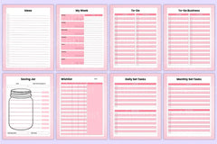 Side Hustle Planner for Entrepreneurs - CraftNest - Digital Crafting and Art