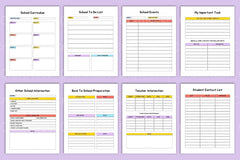 Back to School Planner - CraftNest - Digital Crafting and Art