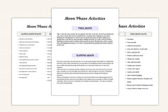 Moon Phases Rituals Guide - CraftNest - Digital Crafting and Art