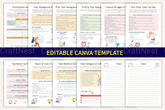 ADHD Time Management Worksheets for Improved Focus - CraftNest - Digital Crafting and Art
