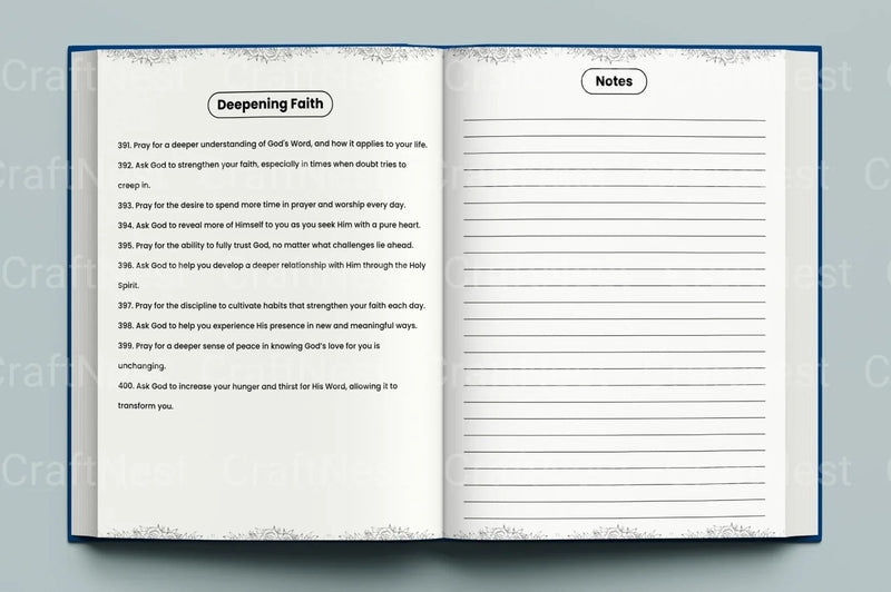 Prayer Prompts Guide for Inspiration - CraftNest - Digital Crafting and Art