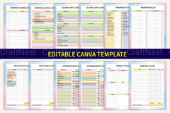 Kids Task Reward Charts for Motivation - CraftNest - Digital Crafting and Art