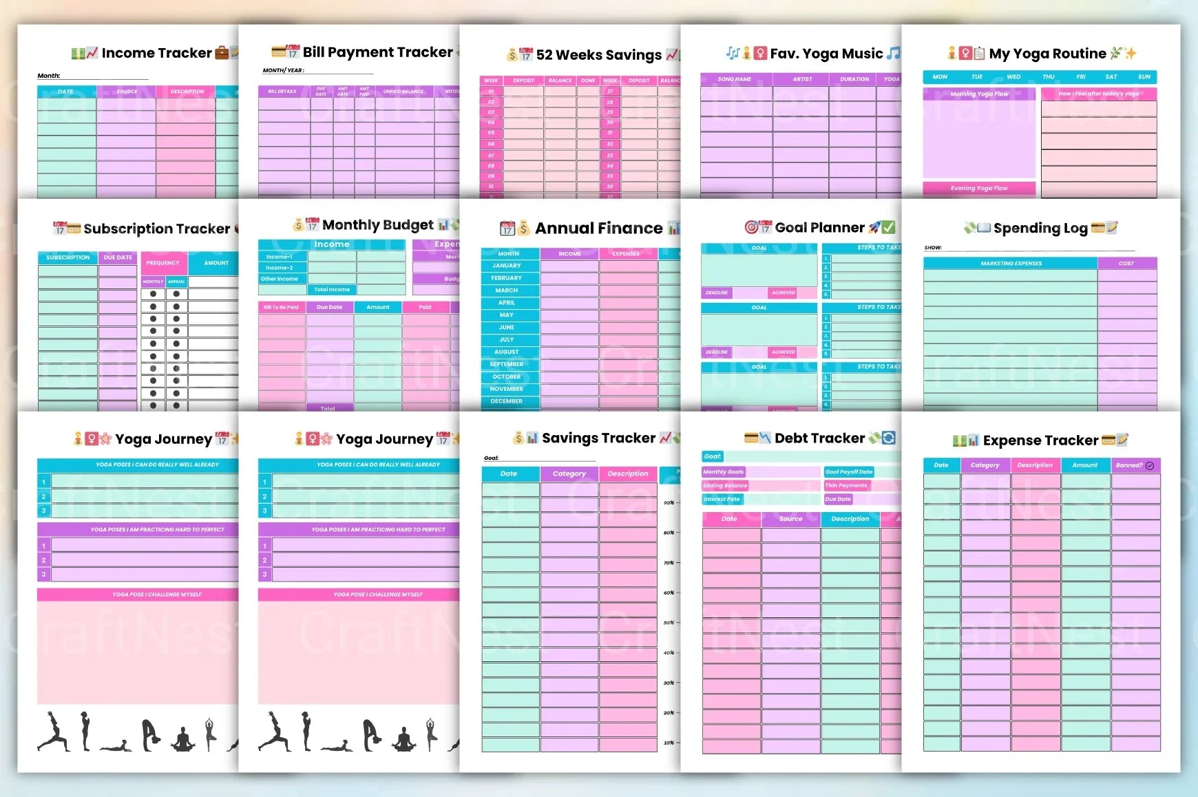 Women's Planner - CraftNest - Digital Crafting and Art