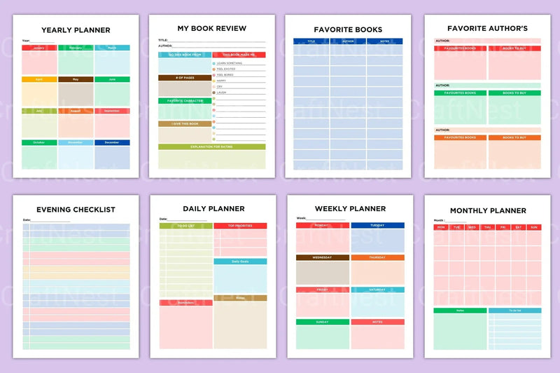 ADHD Planner for Kids - CraftNest - Digital Crafting and Art
