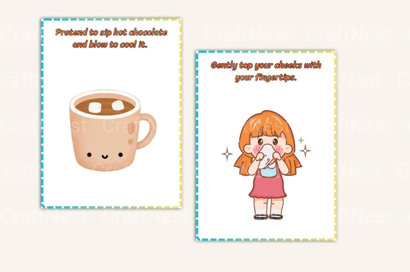 Calming Strategy Cards for Kids - CraftNest - Digital Crafting and Art