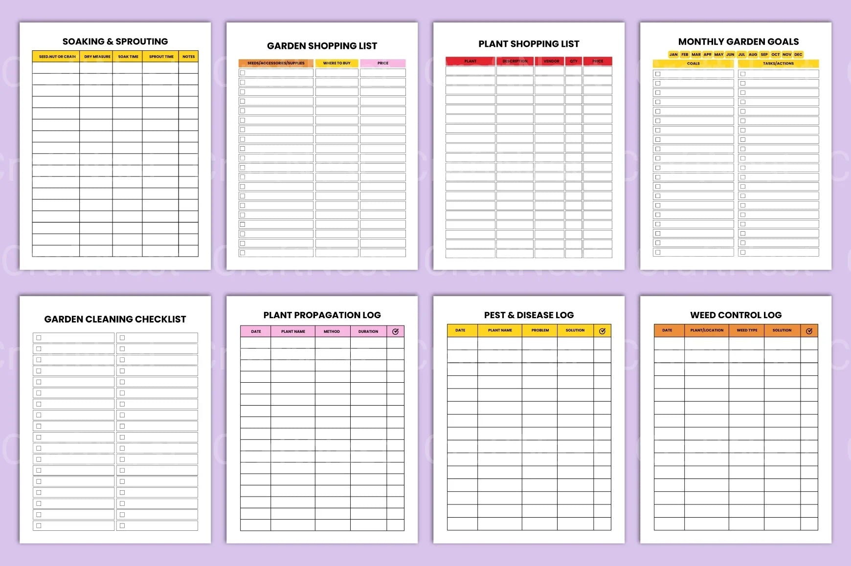 Garden Planner Guide - CraftNest - Digital Crafting and Art