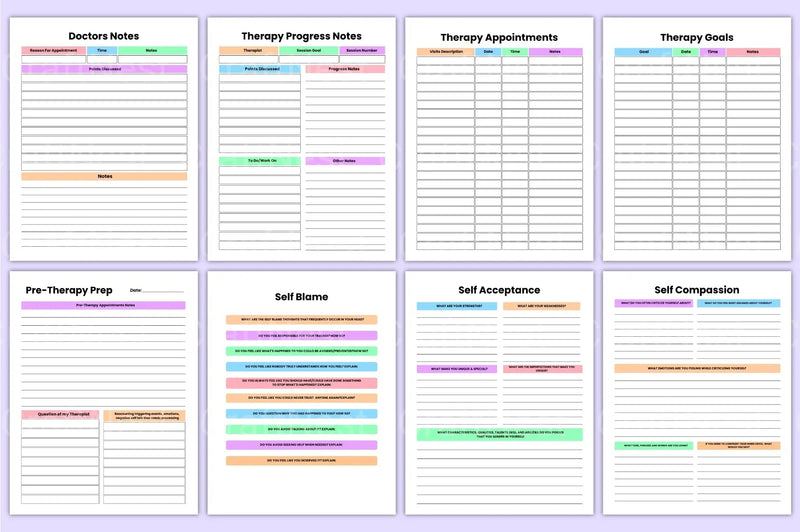 PTSD Trauma Recovery Workbook - CraftNest - Digital Crafting and Art