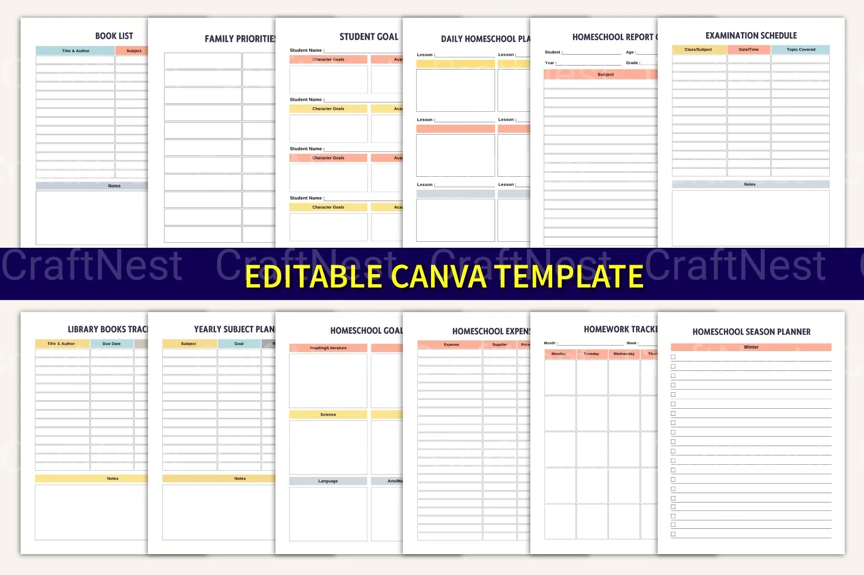Homeschool Management Binder for Effective Organization - CraftNest - Digital Crafting and Art