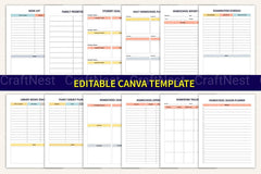 Homeschool Management Binder for Effective Organization - CraftNest - Digital Crafting and Art