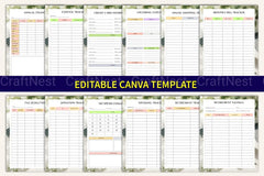Savings Budget Organizer - CraftNest - Digital Crafting and Art