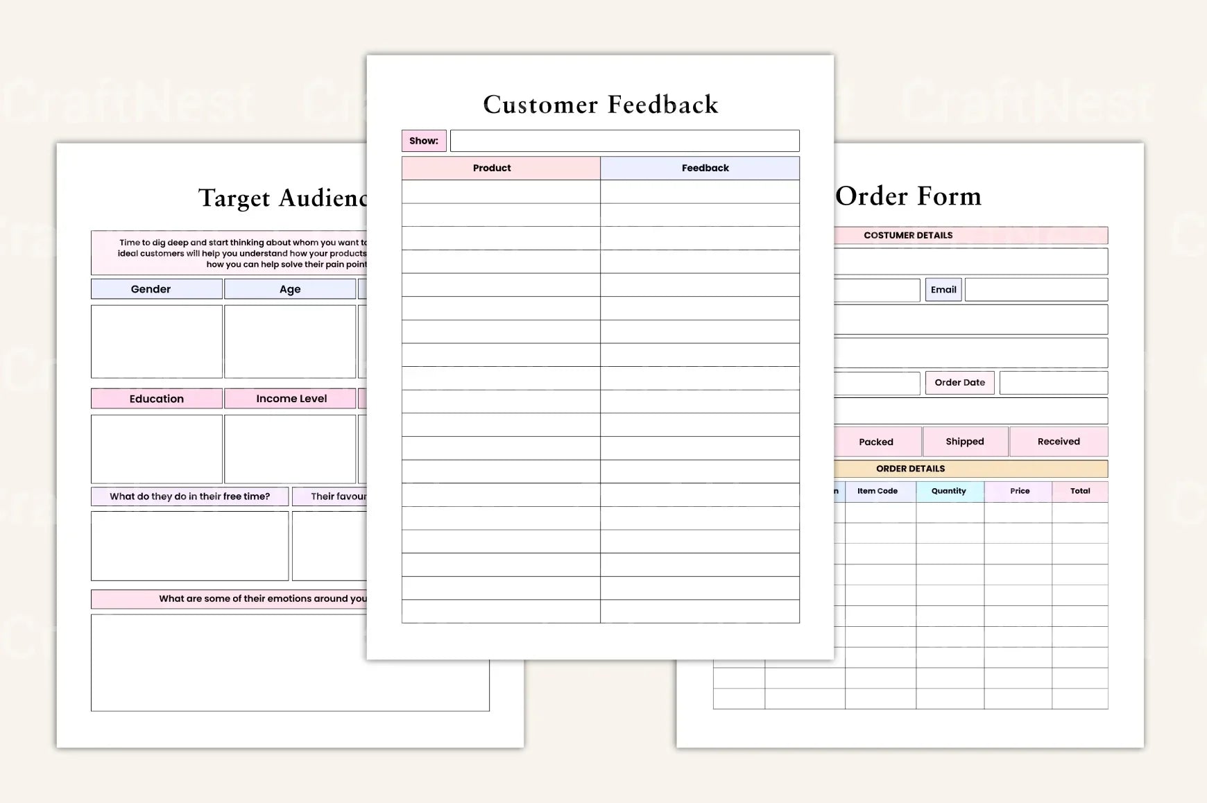 Craft Business Planning Guide - CraftNest - Digital Crafting and Art